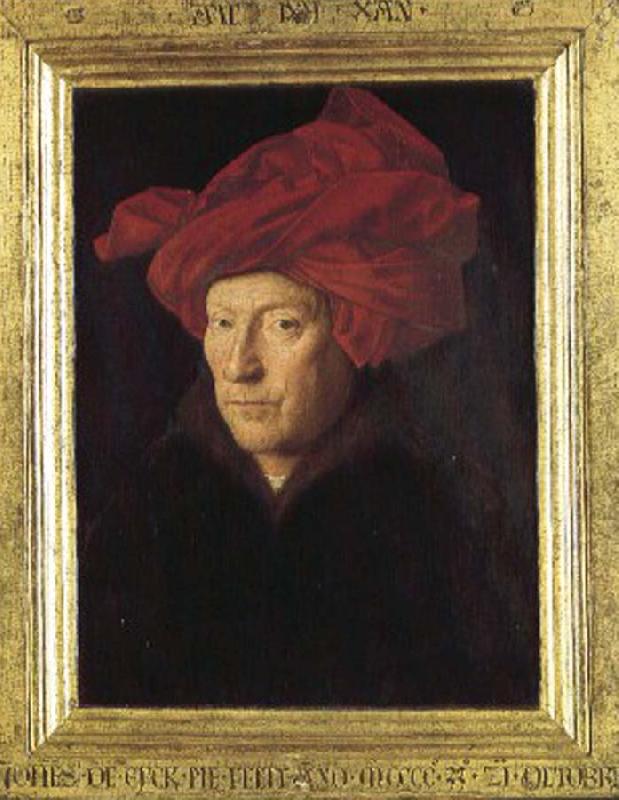 unknow artist The man was wearing a Red Hat oil painting image